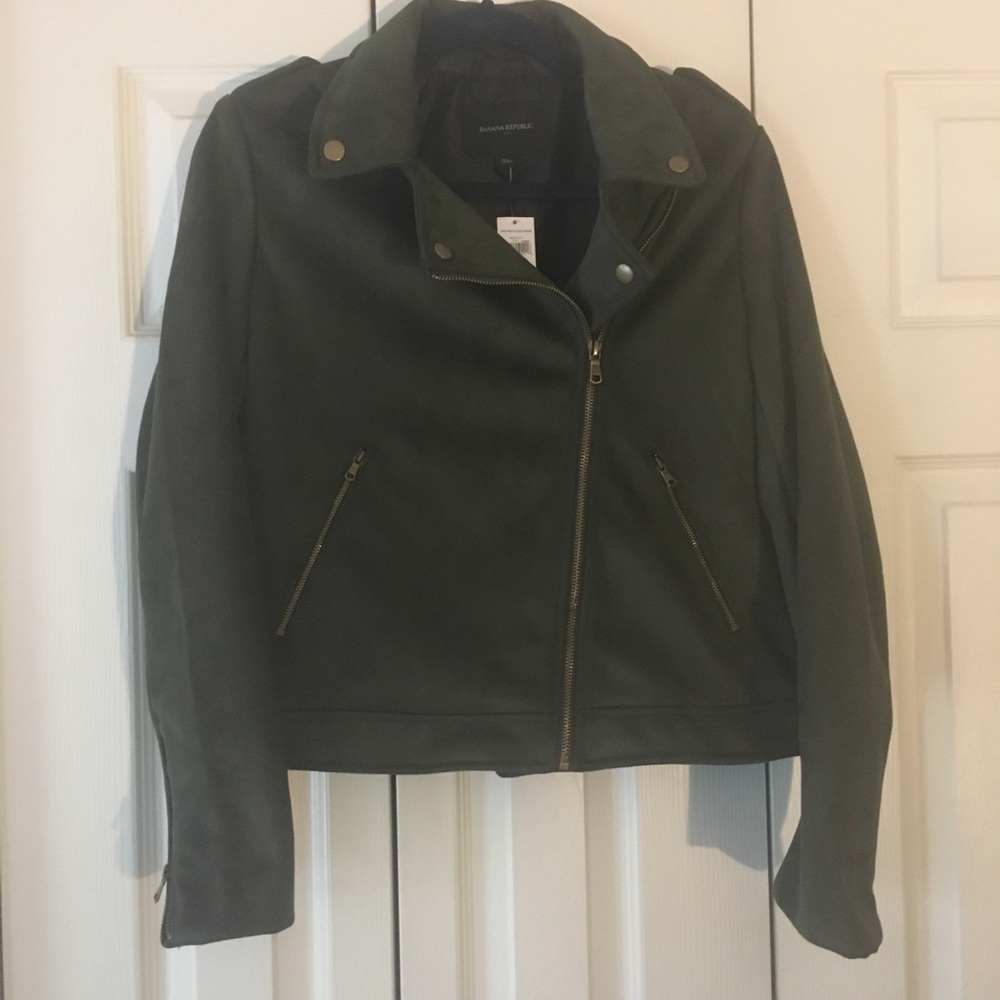 Forest Green Moto Jacket